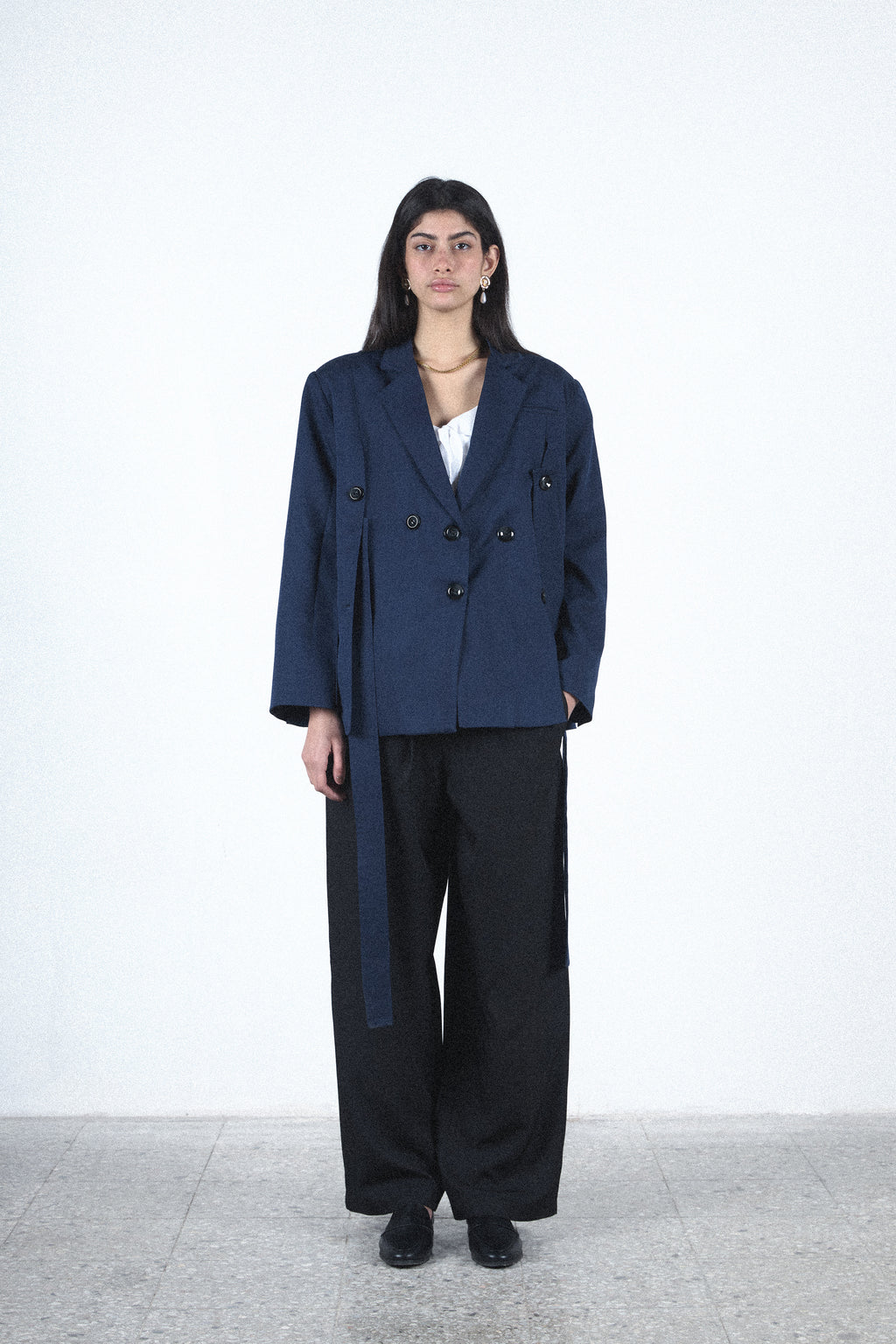 Tailored blazer — Blue