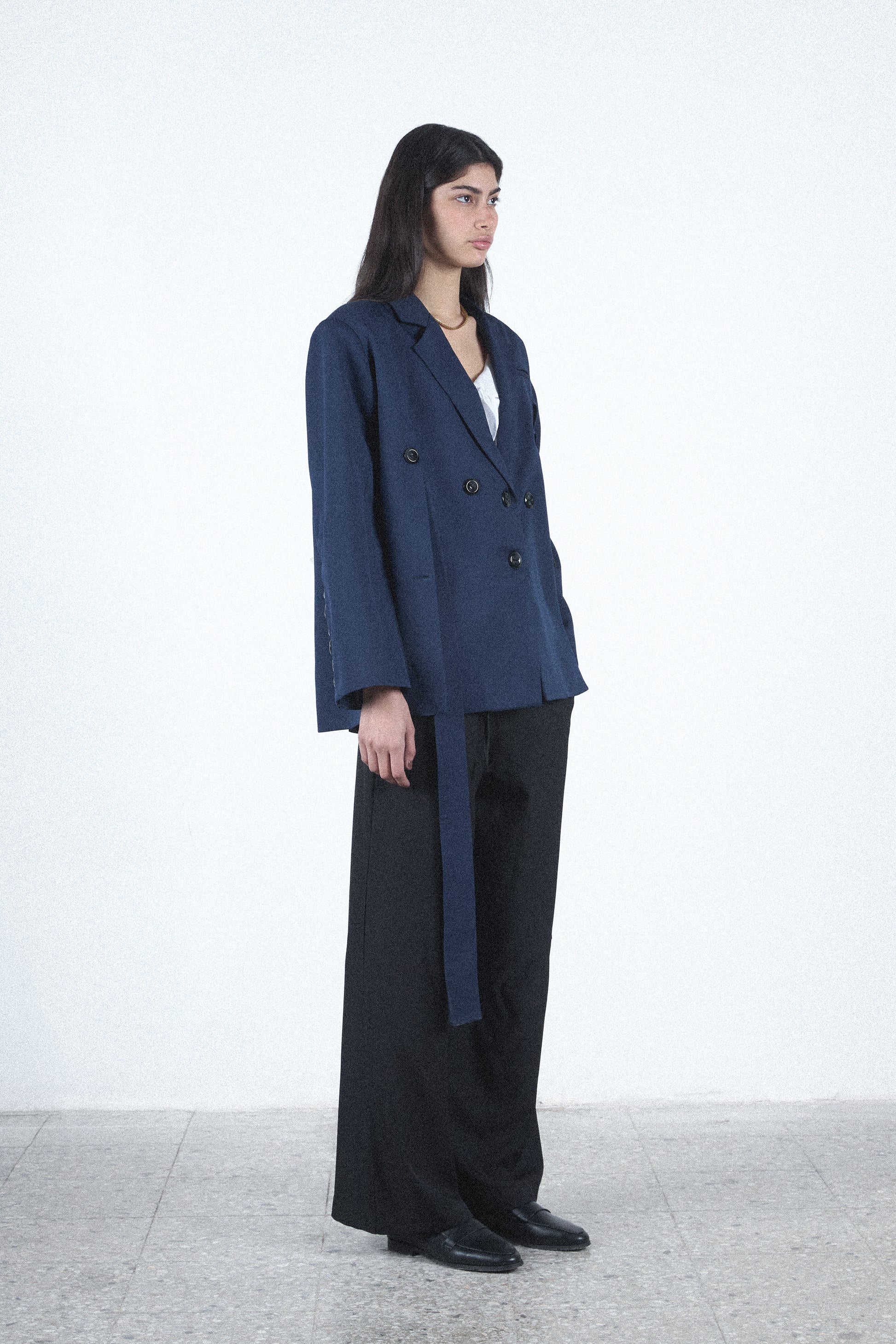 Tailored blazer — Blue