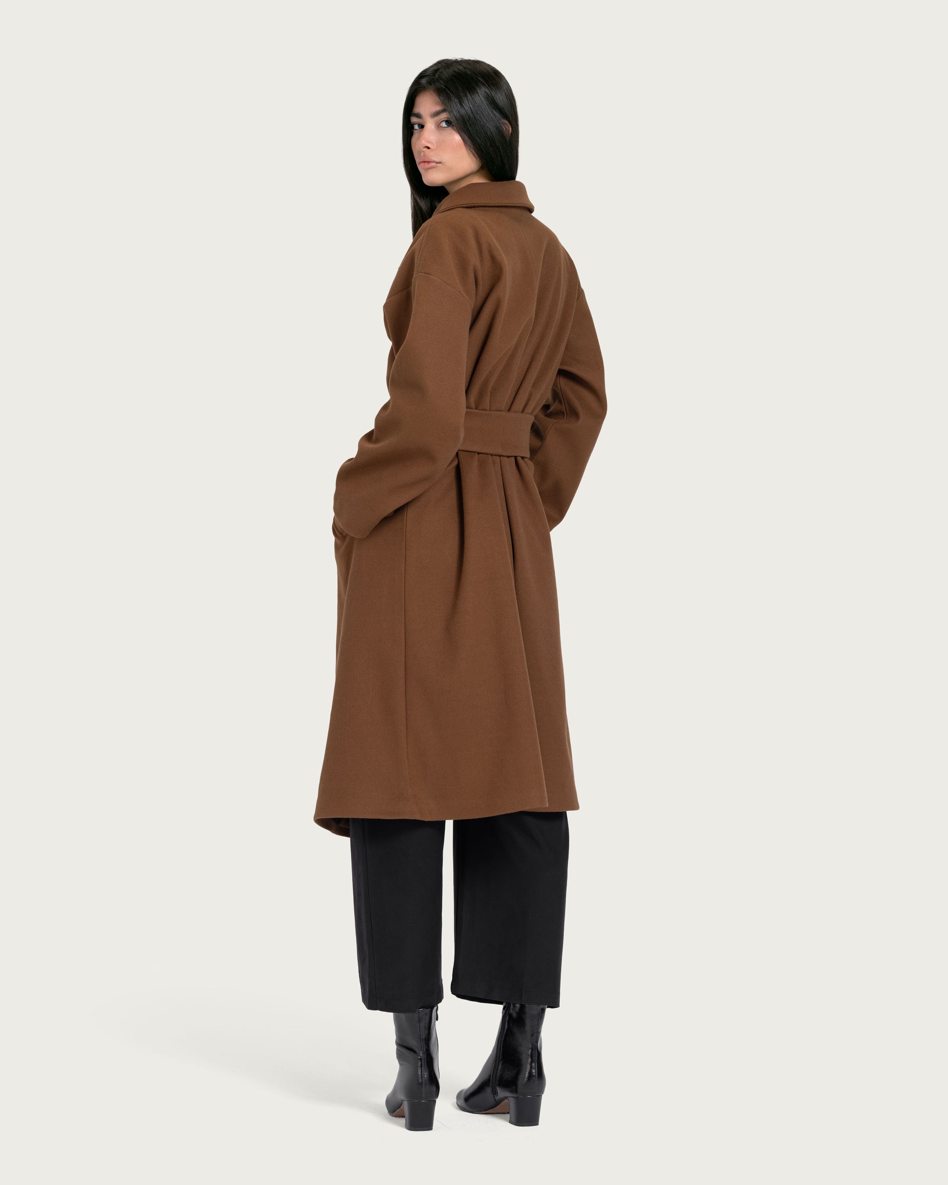 VAÏ Signature Trench - Brown / Cocoa