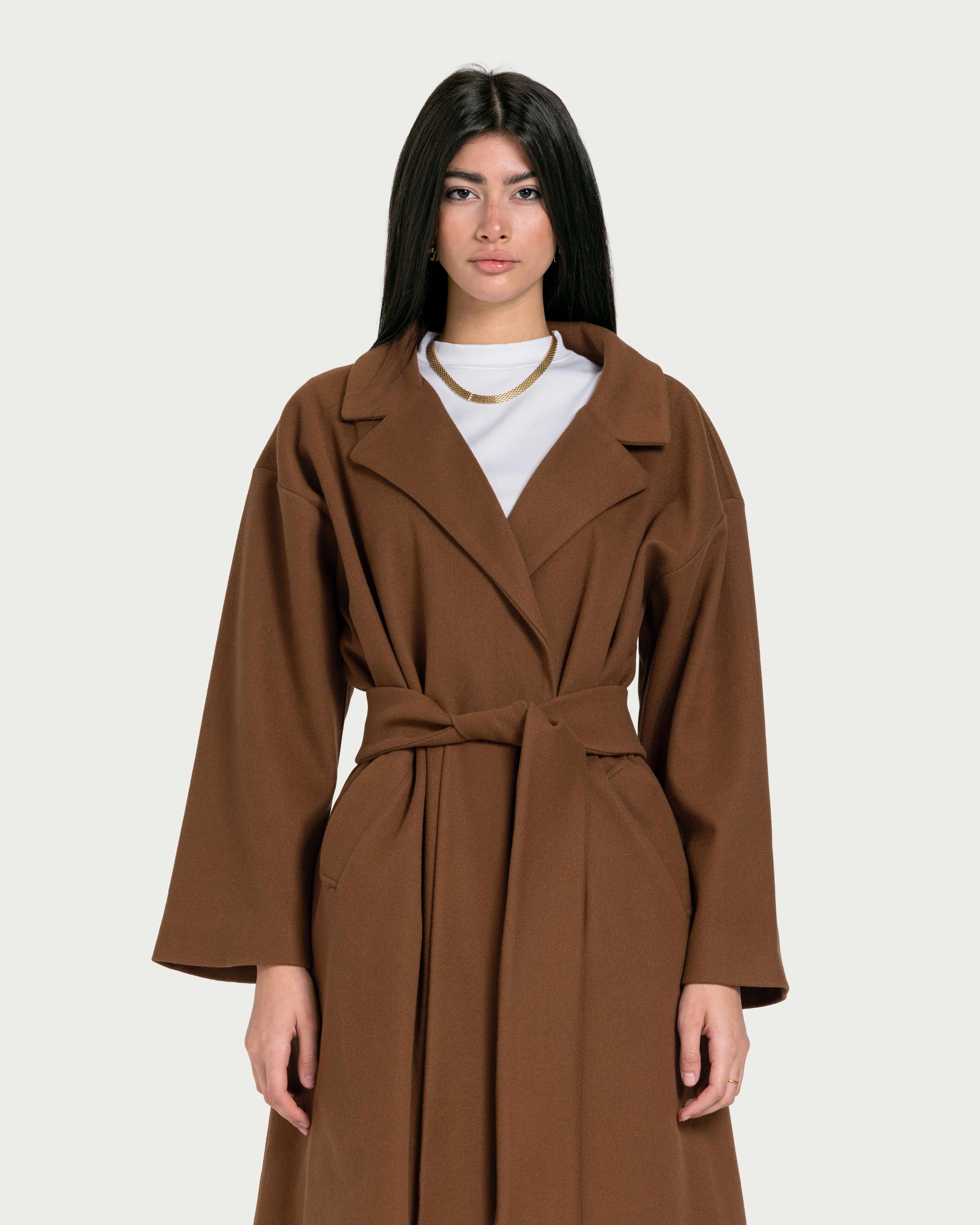 VAÏ Signature Trench - Brown / Cocoa