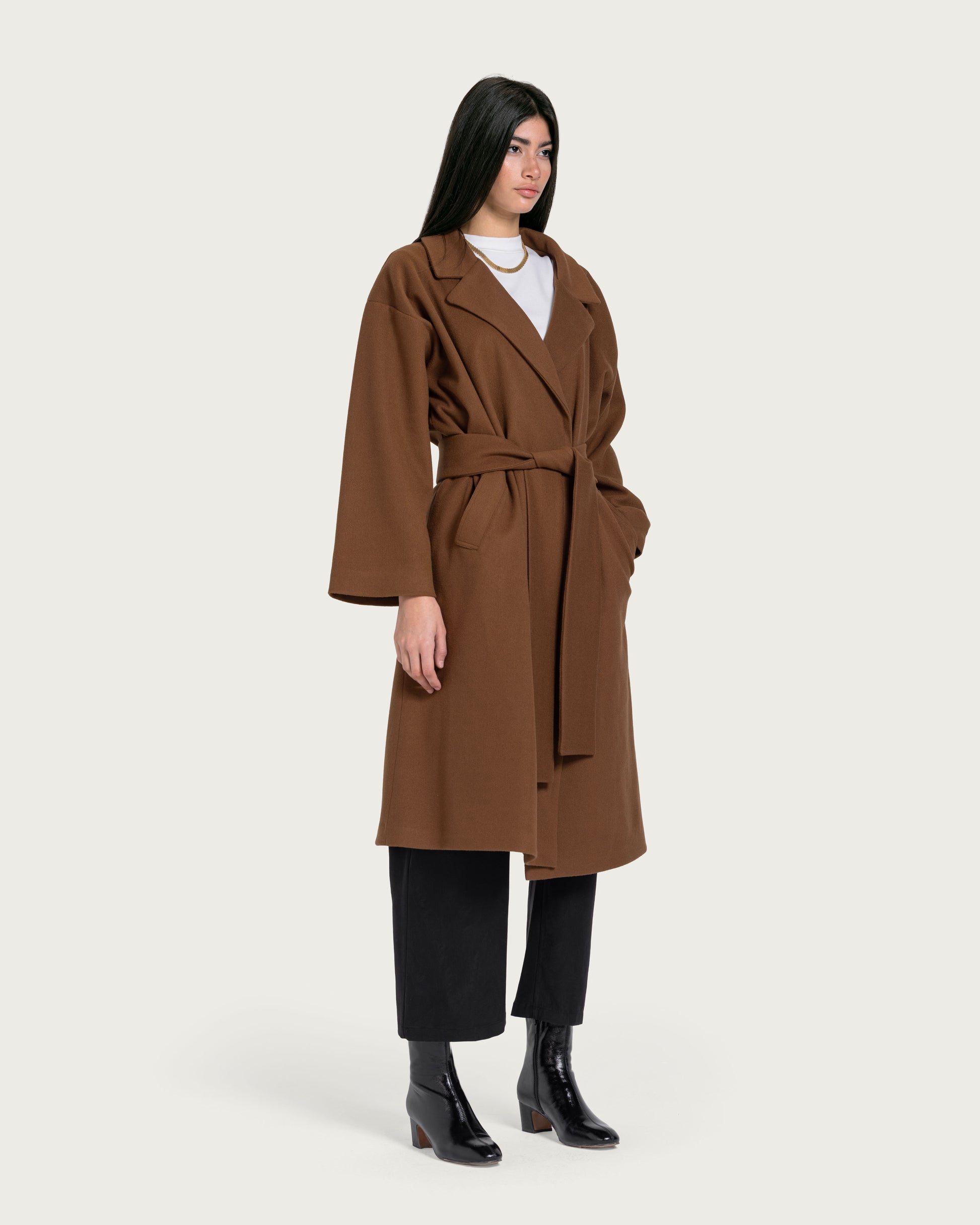 VAÏ Signature Trench - Brown / Cocoa