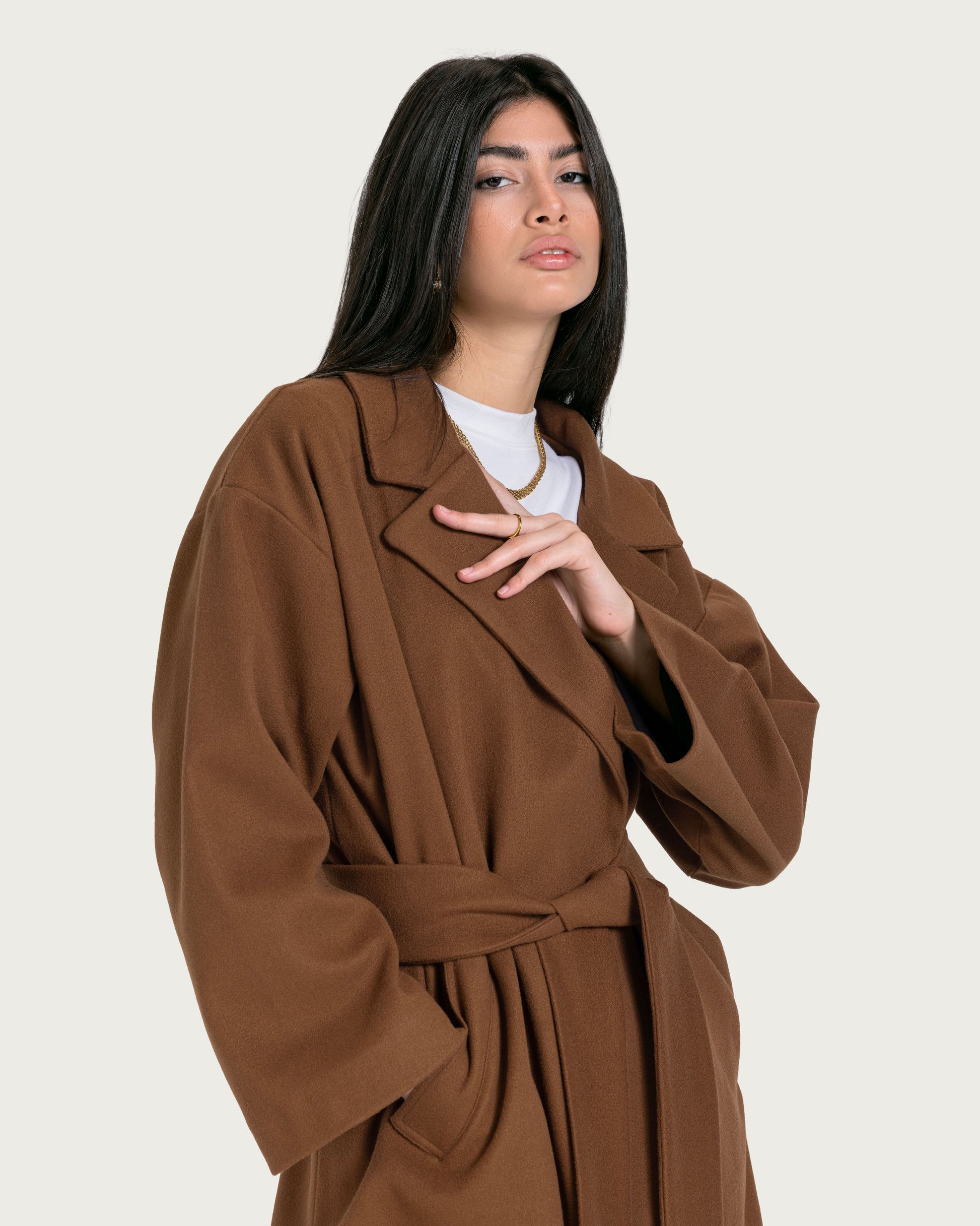 VAÏ Signature Trench - Brown / Cocoa