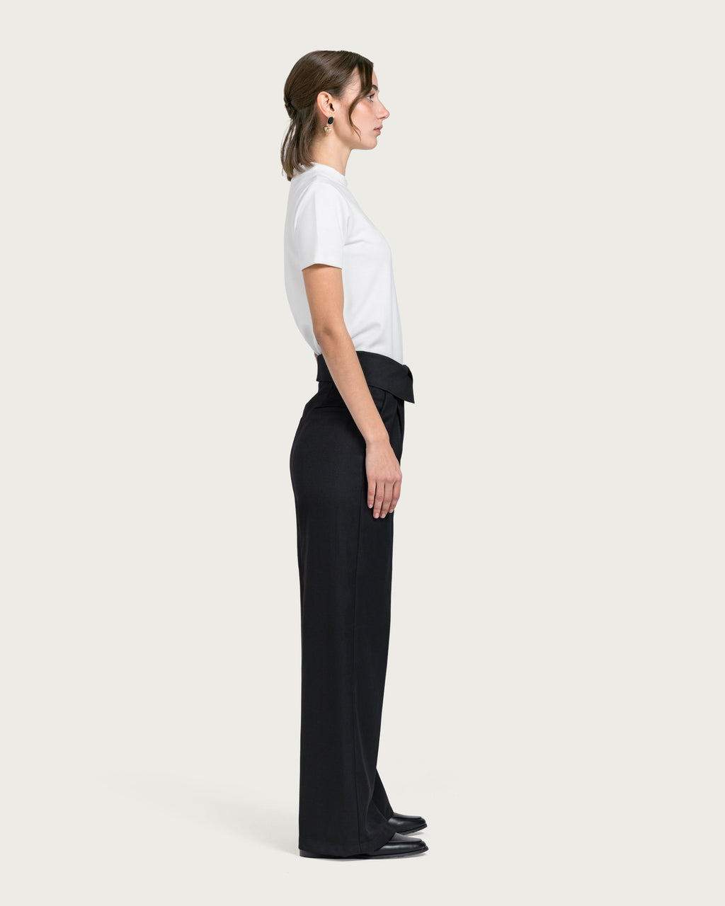 VAÏ Tailored Wide-Leg Pants - Black