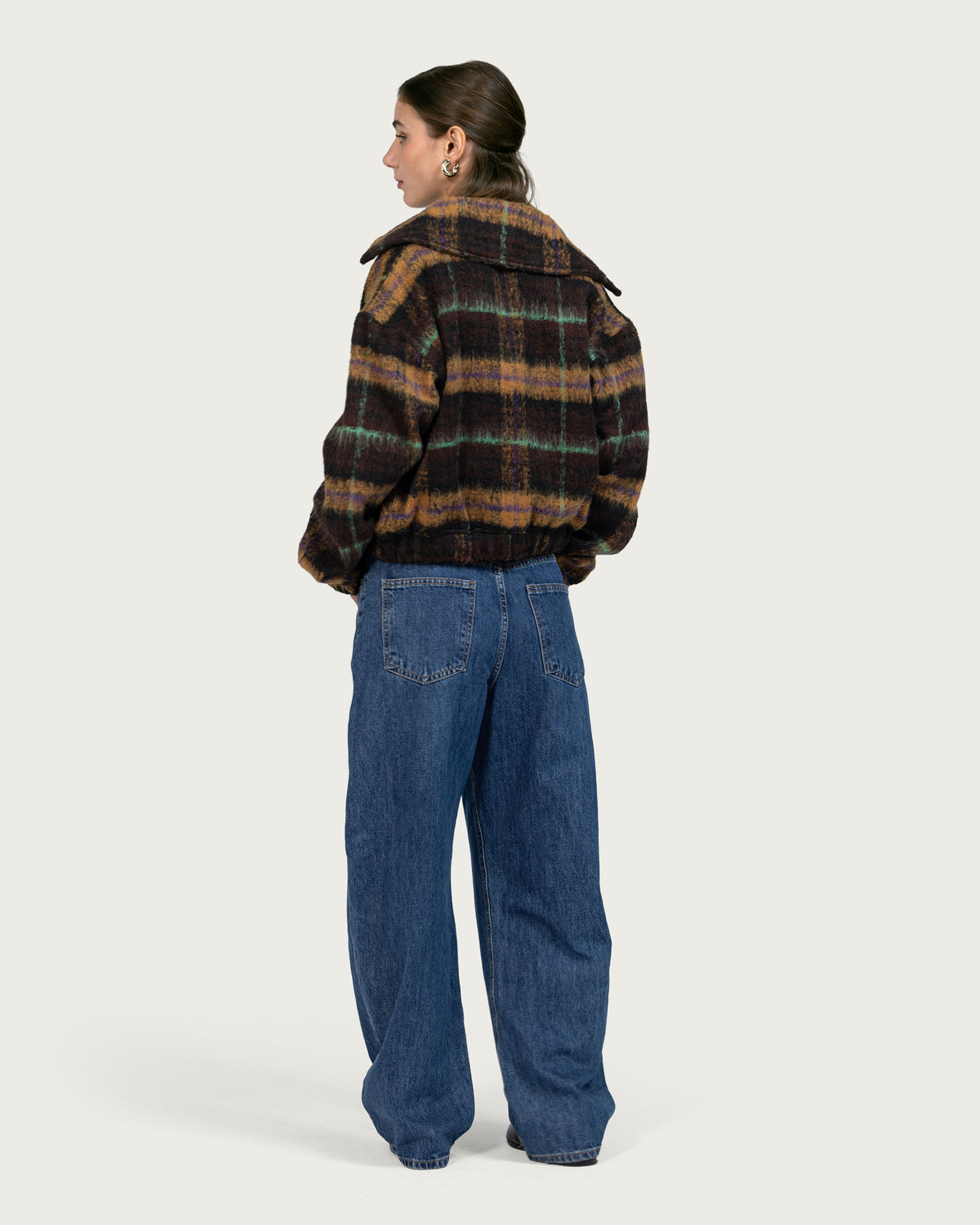 VAÏ The Plaid Drift jacket - Earthy Colors