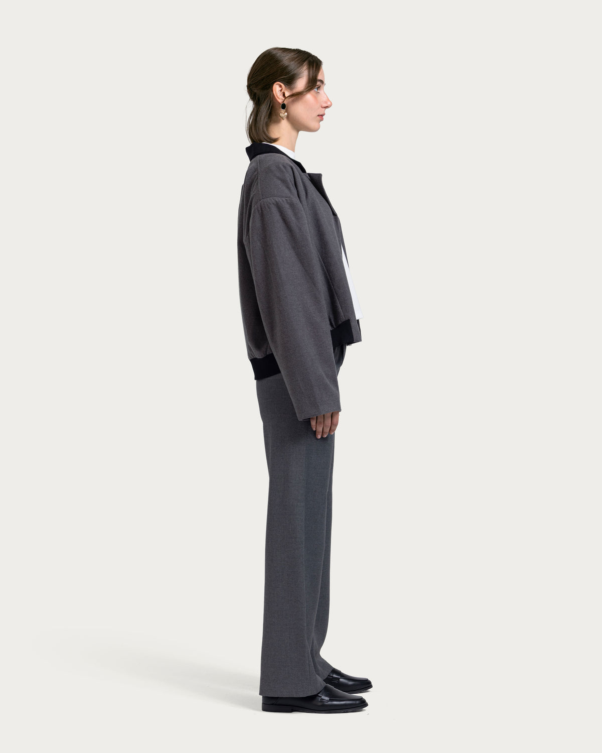VAÏ Soft Tailored Blazer Jacket - Gray