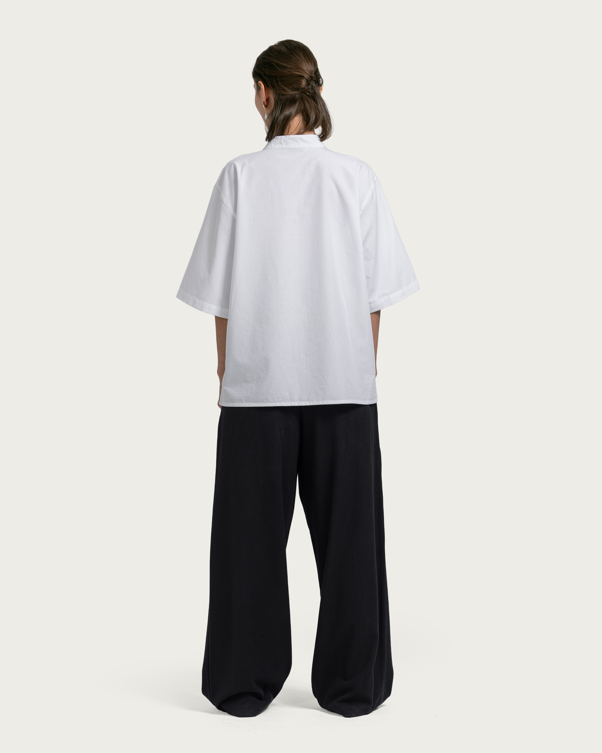 VAÏ Relaxed Short-Sleeve Shirt - White